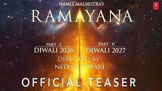 Ramayana Part 1 Announcement Teaser  Ranbir Kapoor Sai pallavi  Diwali 2026 updates [upl. by Artemahs862]