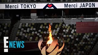 2020 Tokyo Olympics Closing Ceremony MustSee Moments  E News [upl. by Annav]