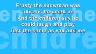 Frosty The Snowman  Lyrics [upl. by Chace]