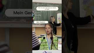 gretathunberg pov schule deutschmemes lustigevideos gedicht deutsch memes witzig funny [upl. by Akinar]