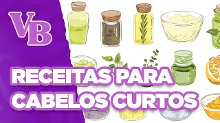 Aprenda algumas receitinhas CASEIRAS para CABELOS CURTOS  Você Bonita 14052024 [upl. by Soilisav]