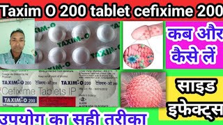 Taxim o 200mg tabletantibioticmedicineuse in hindi [upl. by Rebmik]