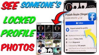 How To See Photos Of Locked Facebook Profile  How To View Posts From Locked Facebook Profile [upl. by Einiar]