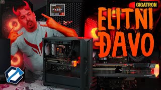 ELITNI GAMING ĐAVO – Gigatron GTR Prime Elite Devil prebuild [upl. by Bruno892]