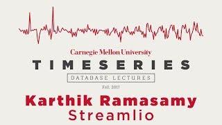 Time Series Database Lectures 2  Karthik Ramasamy Streamlio [upl. by Kred]