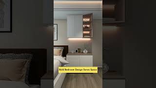 Bold Bedroom Design Saves Space  Subscribe For More [upl. by Eterg738]