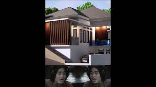 Rumah 10x15m Berkontur Semoga Rumah Mu Nanti Seperti Ini shortvideo [upl. by Lazaro909]