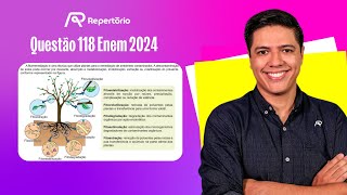 ENEM 2024 Questão 118 A fitorremediação é uma técnica que utiliza plantas [upl. by Aikemehs]