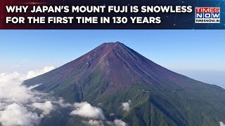 Japans Climate Crisis Iconic Mount Fuji Remains Snowless Breaking 130Year Record  Heres Why [upl. by Iba]