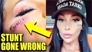 MAGA Influencer’s Polling Stunt Goes Viral… But Her Mom’s Not Having It [upl. by Anrapa717]