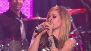 Avril Lavigne  What The Hell  Live on Dick Clarks NYRE 31122010 [upl. by Dud729]