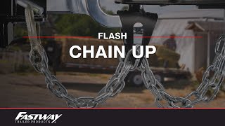 How to keep safety chains from dragging with the ChainUp [upl. by Nali482]