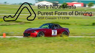 MSR Cresson 17 CCW  Bills ND2 Miata  Purest Form Of Driving Fun  SCCA TT [upl. by Dorelle]