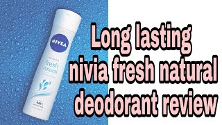 Nivia fresh natural deodorant reviewmild fragrance deodorant reviewaffordable deodorant for girls [upl. by Learsiy]