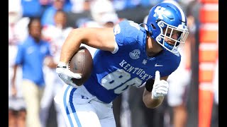 Brenden Bates  Tight End  Kentucky Highlights  2024 NFL Draft [upl. by Berg]