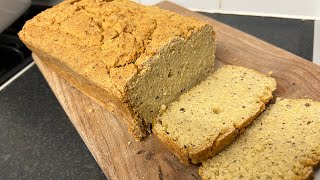 How I make High Protein Cornbread  Split Peas Wheat Free Bread  Gluten Free Vegan Bread [upl. by Aerdied]