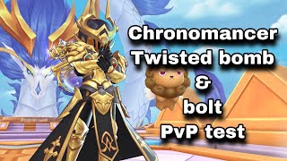 Chronomancer Twisted Bomb amp Bolt PvP test Ragnarok Mobile ROM [upl. by Nnainot]