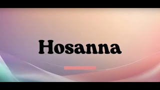 Hosanna  Lyrical  ARRahman  Vijay Prakash  Blaaze  Suzanne DMello [upl. by Nagirrek]