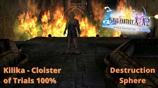 Final Fantasy X Kilika Cloister of trials 100  destruction sphere [upl. by Emerald377]