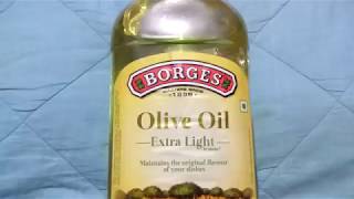 borges olive oil review in hindi [upl. by Ettenotna659]