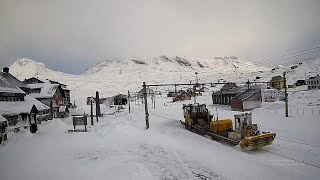 ❄️🅻🅸🆅🅴❄️Finse Railway  First Snow Plow of this Winter [upl. by Barb488]