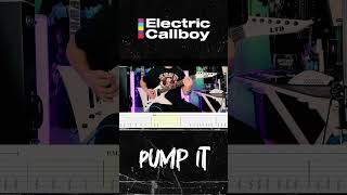 Electric Callboy Eskimo Callboy  Pump it from Tekkno Album 2022 guitarcover guitartabs shorts [upl. by Yraht910]