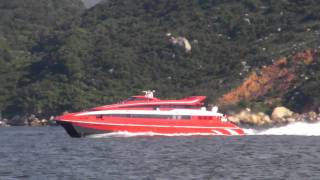 FBM TRICAT 45M Gas Turbine Catamaran TurboJet [upl. by Florinda]