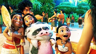 Funny Pua amp Heihei Scene  MOANA 2 2024 Movie CLIP HD [upl. by Alesiram258]