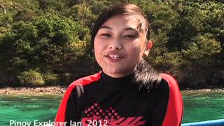 quotPinoy Explorerquot TV5 Maxine Patricia Justine Lapid  January 2012 [upl. by Jecon386]