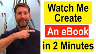 How To Create An EBook In 2 Minutes [upl. by Bernhard]