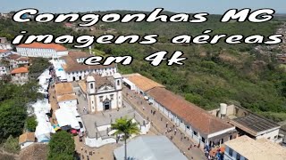 Congonhas MG imagens aéreas em 4k [upl. by Enoyrt597]