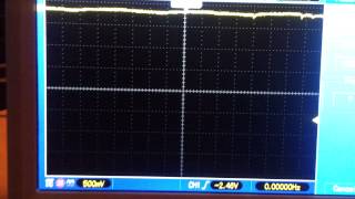 Plasticscintillator on oscilloscope [upl. by Deryl]