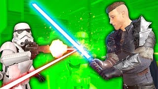 STORMTROOPER ARMY AGAINST LIGHTSABER  Blades and Sorcery VR Mods Star Wars [upl. by Oralie]