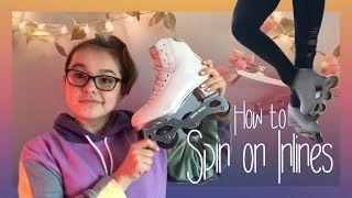 How to Spin in Inline Figure Skates [upl. by Dulcle454]