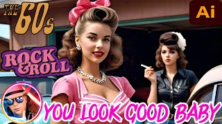 Classic 60s Style RockabillyRock and Roll Song Ai Music VideoYou Look Good Baby song ai 60s [upl. by Aisenat]