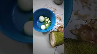 kathal ka sabji banane ka tarika my video please like and share shortvideo 🥝🫚🥐🧇4 [upl. by Eylsel74]