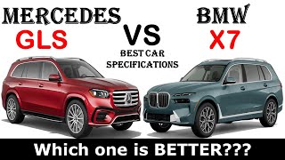 ALL NEW Mercedes GLS 450d Vs ALL NEW BMW X7  Full Comparison [upl. by Aicaca]