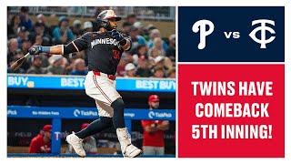 Phillies vs Twins Game Highlights 72224  MLB Highlights [upl. by Gardy124]