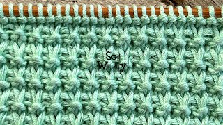 How to knit the amazing Garter Slip Stitch 4 rows  no purling English amp Continental So Woolly [upl. by Nesahc311]