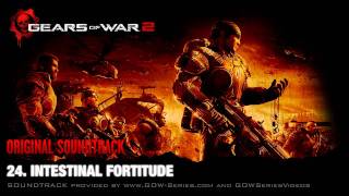 24 Intestinal Fortitude  Gears of War 2 Original SoundTrack OST [upl. by Ribble]