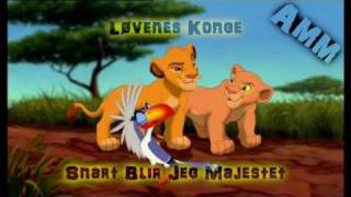 The Lion King  I just cant wait to be King Norwegian HD [upl. by Mitzie]