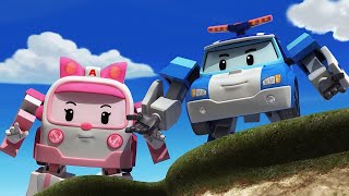 Save Me from the Swamp  Watch Highlight Scenes  Animations for Children  Robocar POLI TV [upl. by Ateerys716]