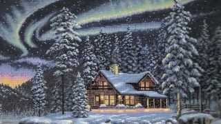 Cross Stitch Design Aurora Cabin at abullruncom [upl. by Ilujna]