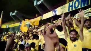 Kerala Blasters Fans Anthem and Player Chants  Manjappada Kerala Blasters Fans [upl. by Airdnna]