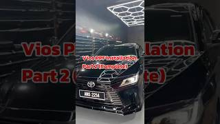 Vios Full Front PPF ProShield Pro  Kisho Glass Coating High Gloss Finish paintprotection ppf [upl. by Assej]