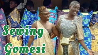 Finaly Learning How to make Gomesi Uganda cultural Dress [upl. by Lacombe]