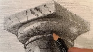 Drawing a Doric Column Time Lapse [upl. by Granese219]