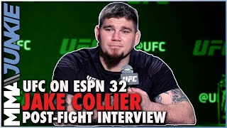 Jake Collier calls out legend Andrei Arlovski  UFCVegas46 interview [upl. by Sert920]