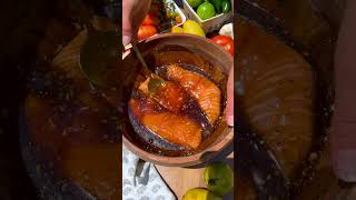 Honey Balsamic Glazed Salmon Tacos  Cilantro Lime Mango Salsa I summerrecipes salmondinner [upl. by Kristi243]