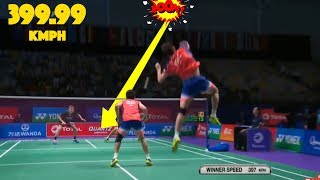 20 Fastest SMASHES in Badminton [upl. by Leilah]